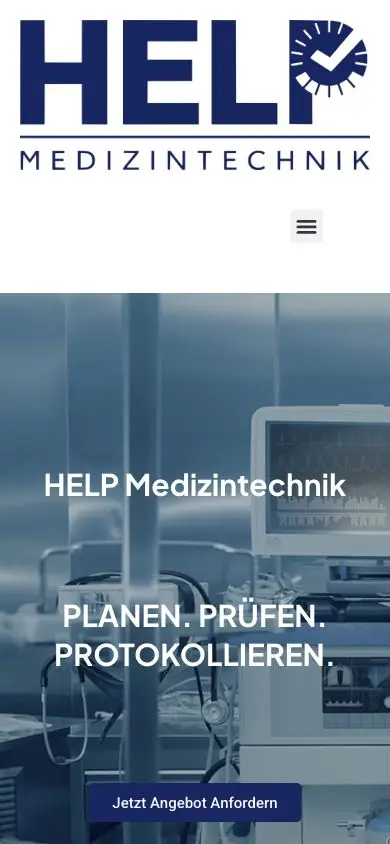 Mobile Startseite von HELP Medizintechnik