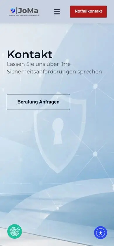 Mobiler Kontaktweg der JoMA Cyber-Security-Beratung