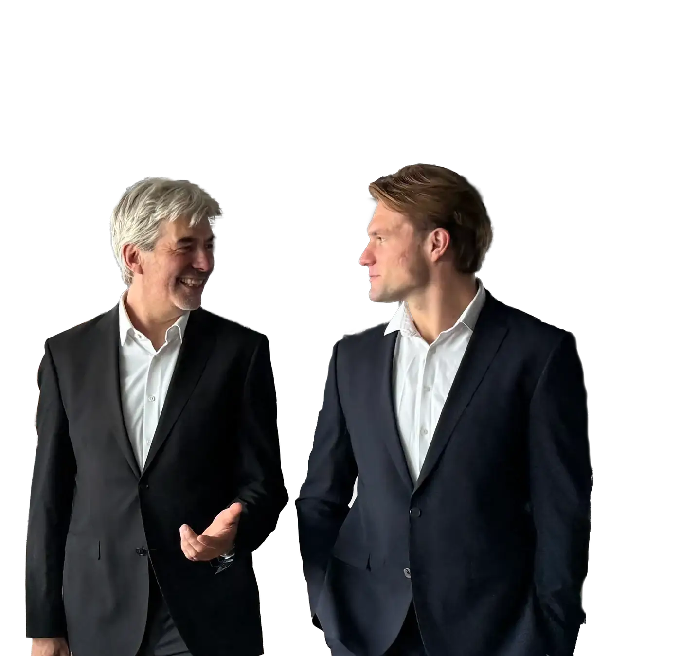 Matthias und Anton Fricke im Gespräch